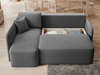 Hoekzetel henrichs | 206 x 150 x 89 cm | donkergrijs