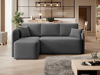 Hoekzetel henrichs | 206 x 150 x 89 cm | donkergrijs - afbeelding 2 van  7