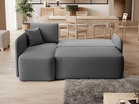 Hoekzetel henrichs | 206 x 150 x 89 cm | donkergrijs - afbeelding 5 van  7