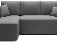 Hoekzetel henrichs | 206 x 150 x 89 cm | donkergrijs - afbeelding 6 van  7