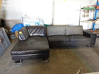 Hoekzetel in leder - afbeelding 1 van  2