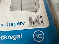 Hoes voor opbergrek 180 x 90 x 45 cm grijs (16x) - afbeelding 2 van  3