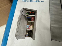 Hoes voor opbergrek 180 x 90 x 45 cm grijs (16x) - afbeelding 3 van  3