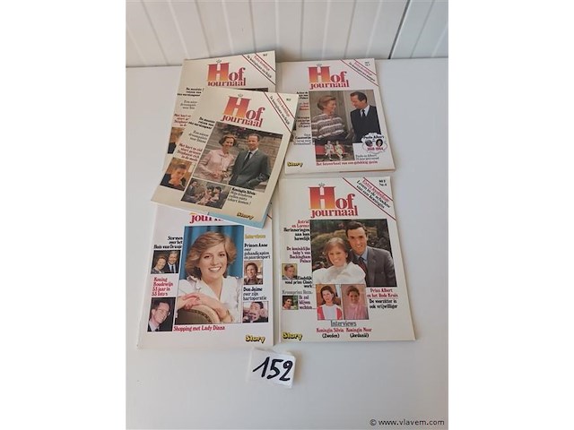 Hof of journaal. 5 stuks - afbeelding 1 van  3