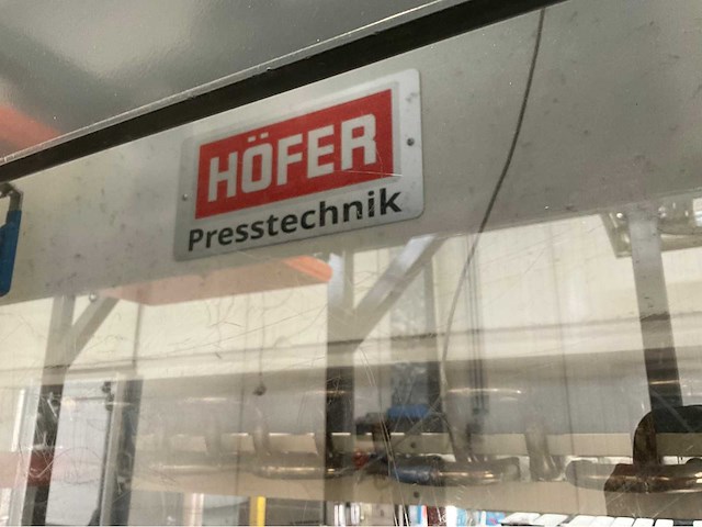 Höfer - 2019 - h40 - hydraulic tool clamping press - afbeelding 12 van  27