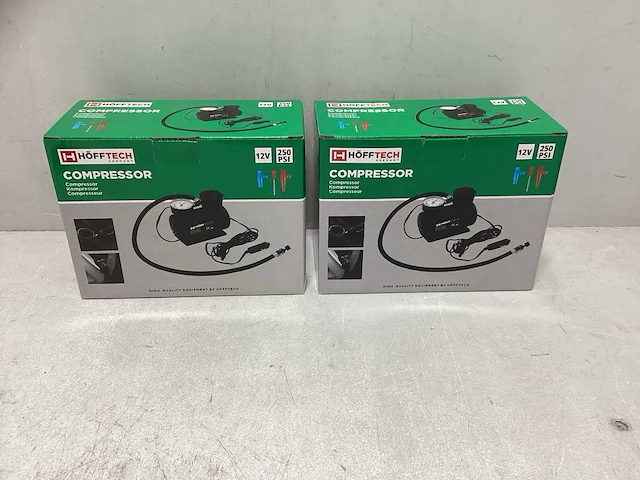 Hofftech 12v luchtcompressor (2x) - afbeelding 1 van  3