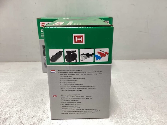 Hofftech 12v luchtcompressor (2x) - afbeelding 2 van  3