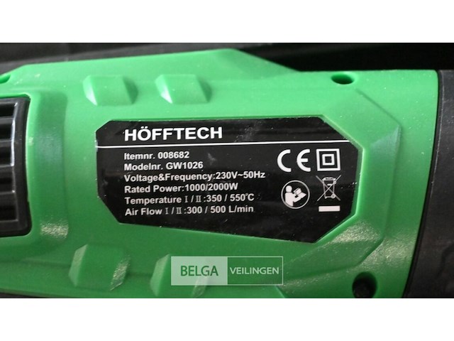Höfftech heteluchtpistool - afbeelding 2 van  2