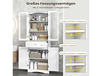 Hoge badkamerkast - wit - afbeelding 4 van  6