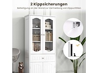 Hoge badkamerkast - wit - afbeelding 5 van  6