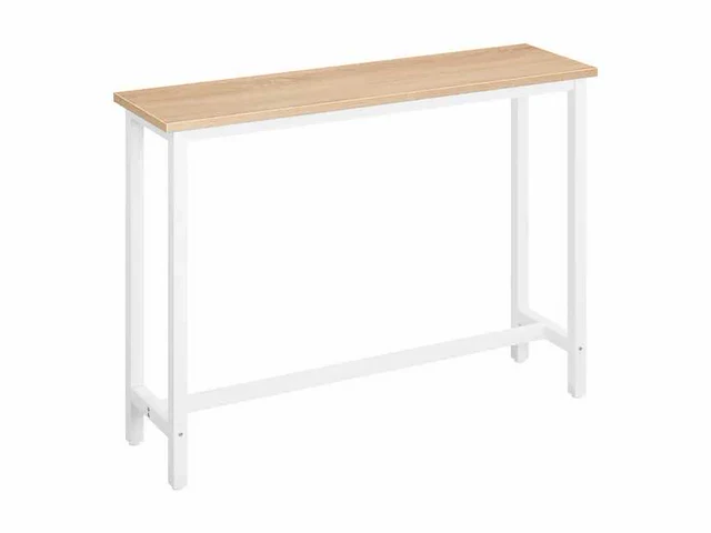 Hoge bartafel, eettafel met metalen constructie - afbeelding 2 van  4