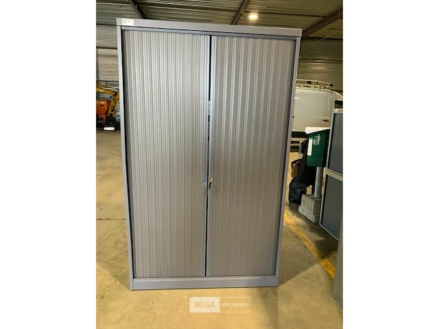 Hoge bureelkast met schuifdeuren - afbeelding 1 van  2