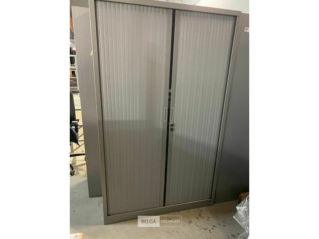 Hoge bureelkast met schuifdeuren - afbeelding 1 van  2