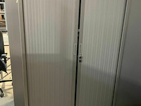 Hoge bureelkast met schuifdeuren - afbeelding 1 van  2