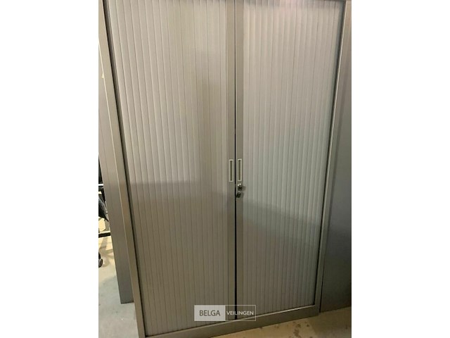 Hoge bureelkast met schuifdeuren - afbeelding 1 van  1