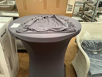 Hoge partytafel met rok - afbeelding 1 van  2
