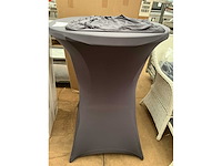 Hoge partytafel met rok - afbeelding 2 van  2