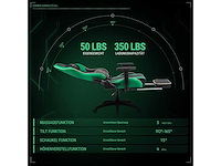 Hoge rug gamingstoel met voetsteun - afbeelding 8 van  9