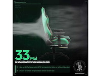 Hoge rug gamingstoel met voetsteun - afbeelding 9 van  9