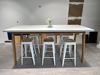 Hoge tafel + 6 stoelen - afbeelding 1 van  5