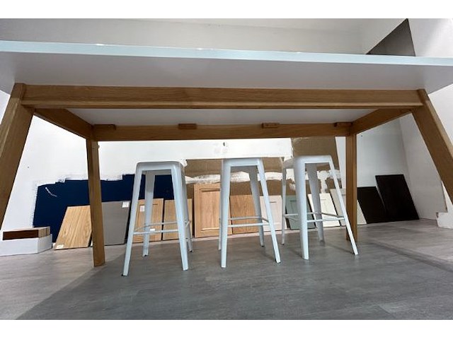 Hoge tafel + 6 stoelen - afbeelding 2 van  5