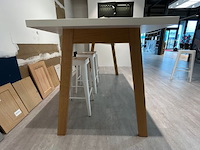Hoge tafel + 6 stoelen - afbeelding 3 van  5