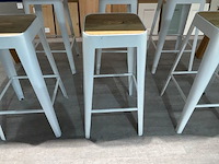 Hoge tafel + 6 stoelen - afbeelding 4 van  5