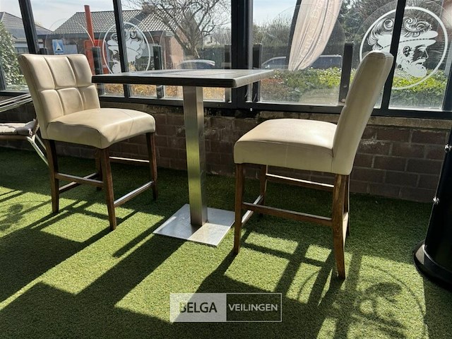 Hoge tafel met 2 stoelen - afbeelding 2 van  5