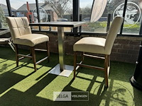 Hoge tafel met 2 stoelen - afbeelding 2 van  5