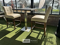 Hoge tafel met 2 stoelen - afbeelding 3 van  5