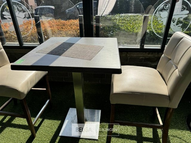 Hoge tafel met 2 stoelen - afbeelding 5 van  5