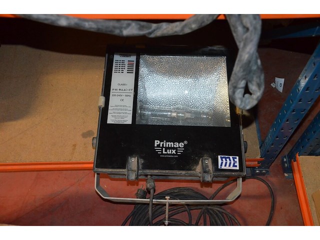 Hogedruk licht straler prima lux, kist met klemmen en klein handgerief - afbeelding 6 van  9