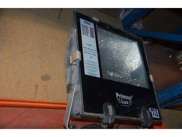 Hogedruk licht straler prima lux, kist met klemmen en klein handgerief - afbeelding 7 van  9