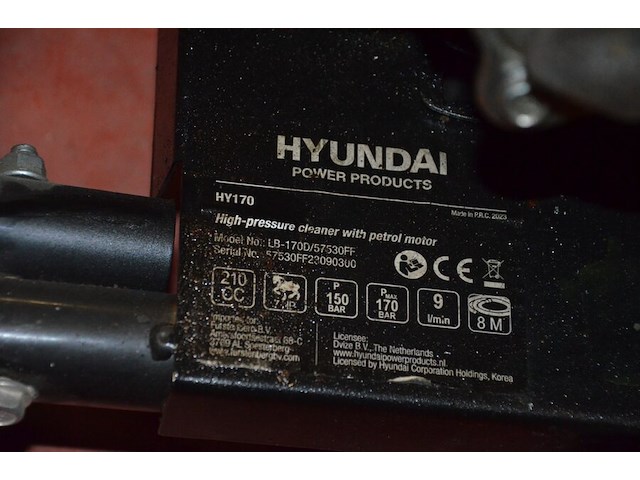 Hogedrukreiniger hyundai hy170 - afbeelding 9 van  9