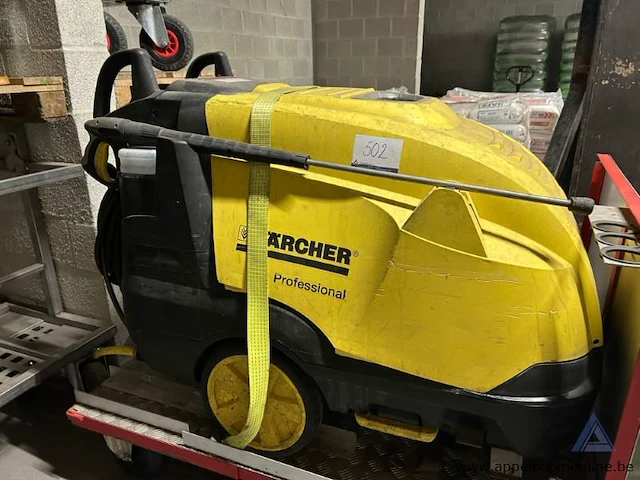 Hogedrukreiniger kärcher hds 9/18-4m, inclusief spuitlans en slang. werking niet gekend. - afbeelding 1 van  11