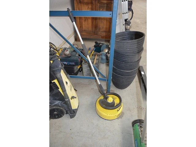 Hogedrukreiniger karcher k6.80 met tegelreiniger (werking onbekend), verticuteerder florabest fhv32b2 - afbeelding 8 van  9