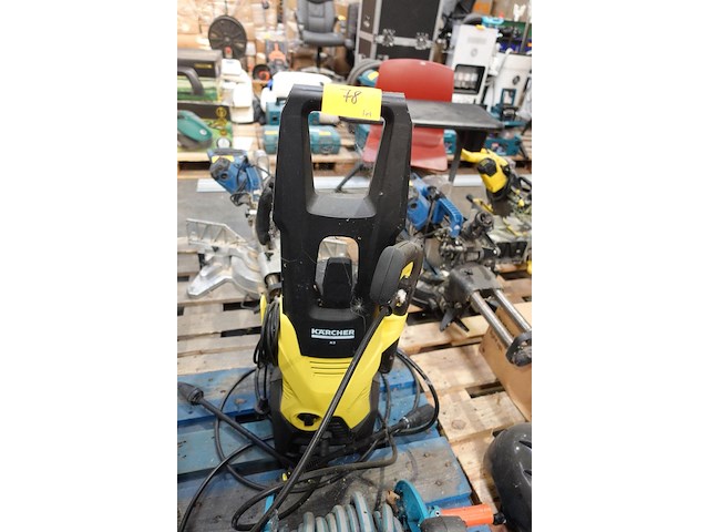 Hogedrukreiniger karcher + tuinslang op haspel gardena - afbeelding 4 van  5
