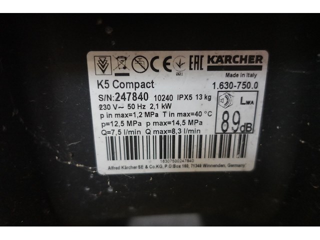 Hogedrukreiniger karcher - afbeelding 2 van  2