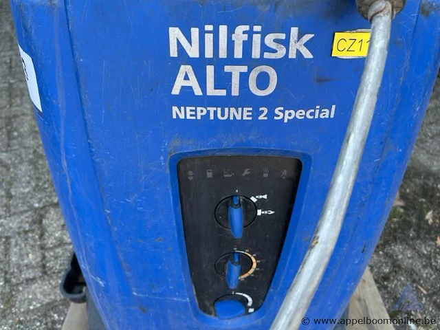 Hogedrukreiniger nilfisk alto neptune 2 special, inclusief slanghaspel en spuitlans. werking niet gekend. - afbeelding 2 van  3