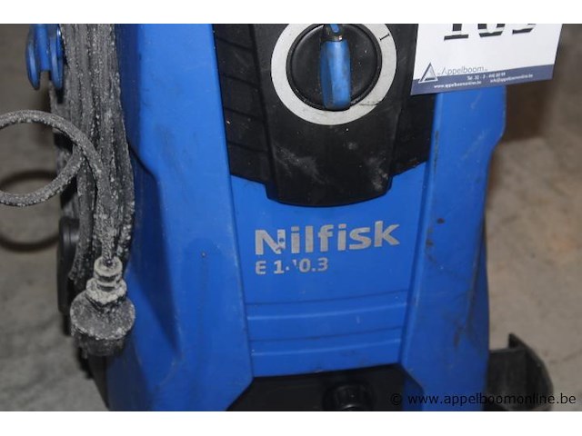 Hogedrukreiniger, nilfisk, e 1.0.3, werking niet gekend - afbeelding 2 van  2