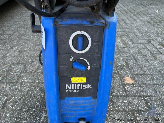 Hogedrukreiniger nilfisk p 160.2-15 x-tra, 3.3 kw, 230 v, inclusief slanghaspel, serienummer 15228645/18/2012. werking niet gekend. - afbeelding 2 van  3