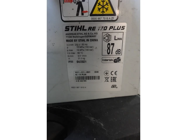 Hogedrukreiniger stihl - afbeelding 4 van  4