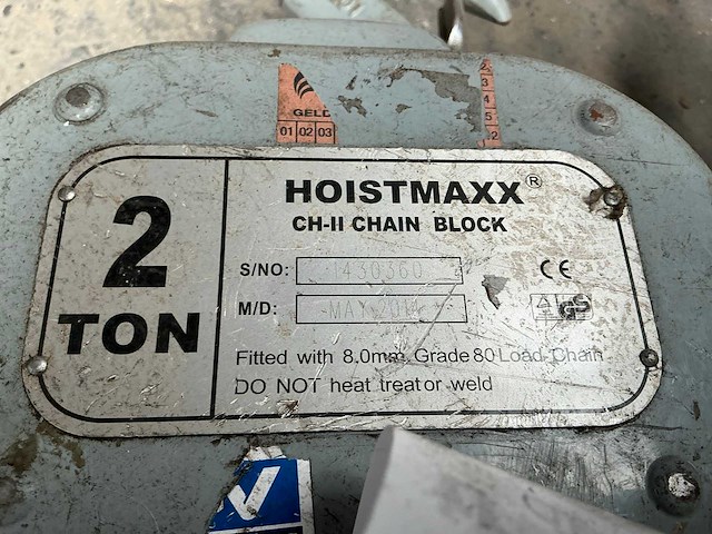 Hoistmaxx kettingtakel - afbeelding 2 van  5