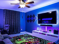 Holavida blacklight levensboom tapijt - afbeelding 3 van  3