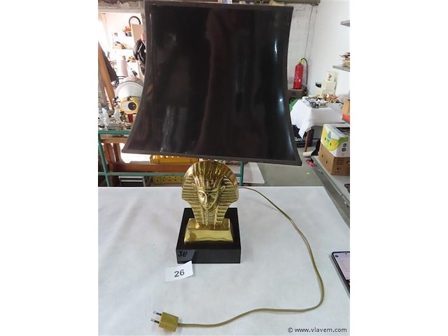 Hollywood style egyptische lamp h 58cm - afbeelding 1 van  3
