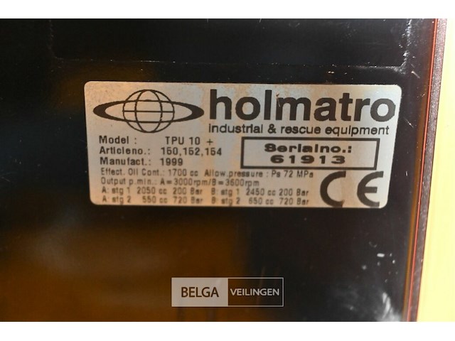 Holmatro draagbare hydraulische aandrijfgroep - afbeelding 5 van  5