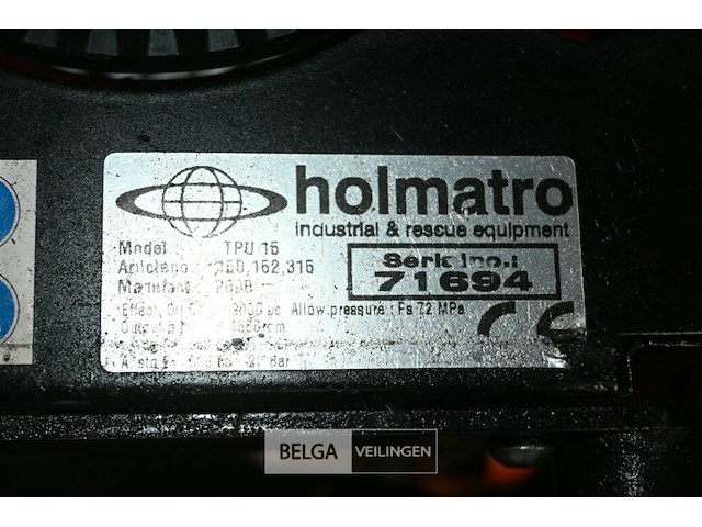 Holmatro draagbare hydraulische aandrijfgroep - afbeelding 5 van  5