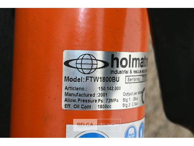 Holmatro hand/voetpomp met knipper - afbeelding 4 van  7