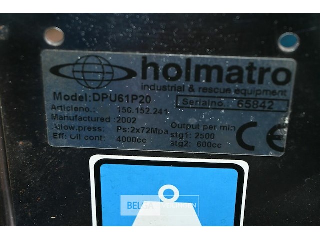 Holmatro hydraulische groep + gereedschap - afbeelding 11 van  13