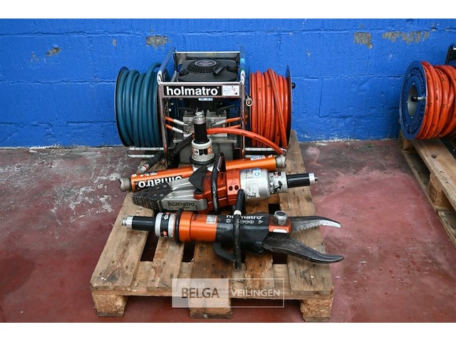 Holmatro hydraulische groep + gereedschap - afbeelding 1 van  12